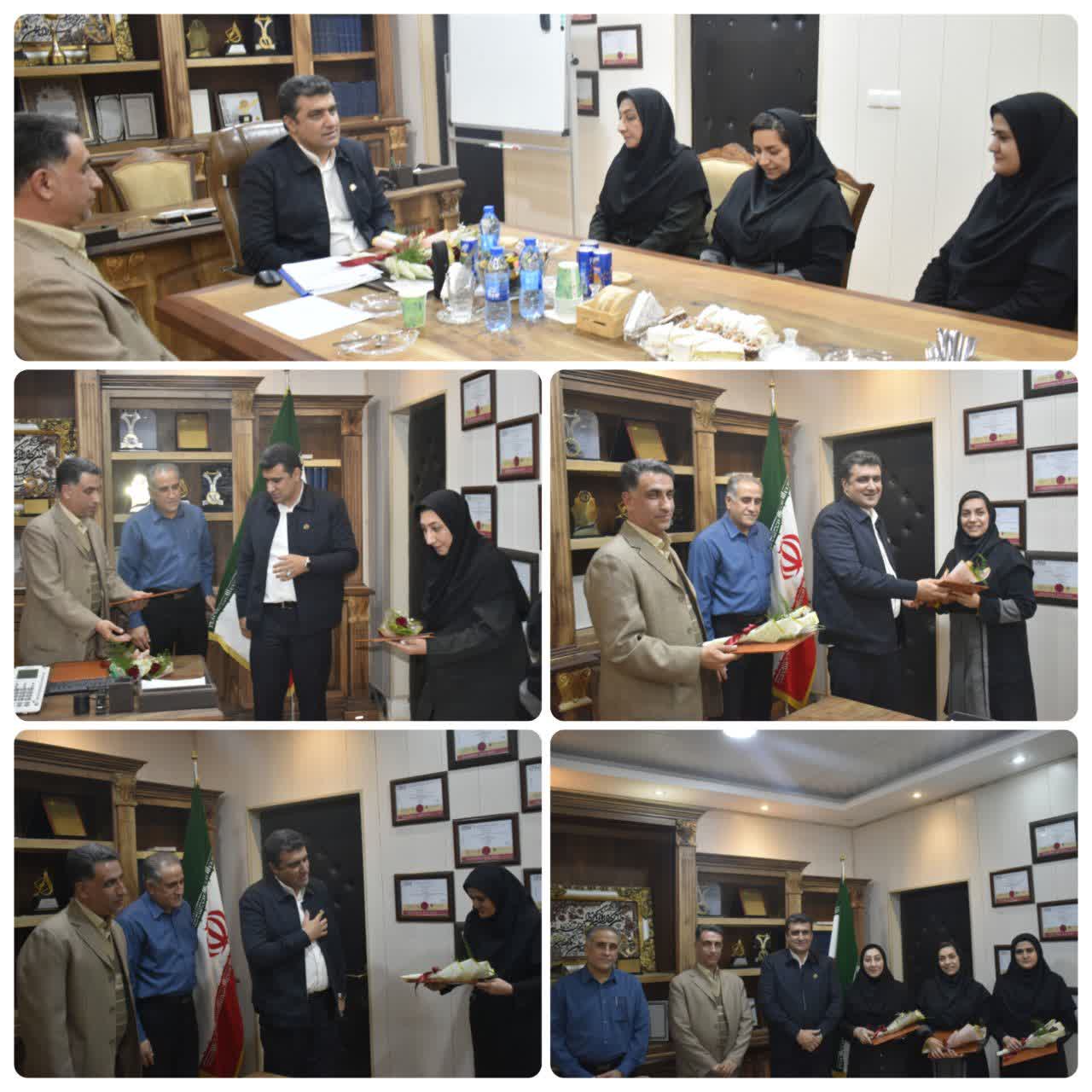 مراسم تقدیر از بانوان همکار شرکت سهامی قند نیشابور ، به مناسبت  میلاد حضرت فاطمه زهرا سلام الله علیها و  روز زن و مقام شامخ مادر